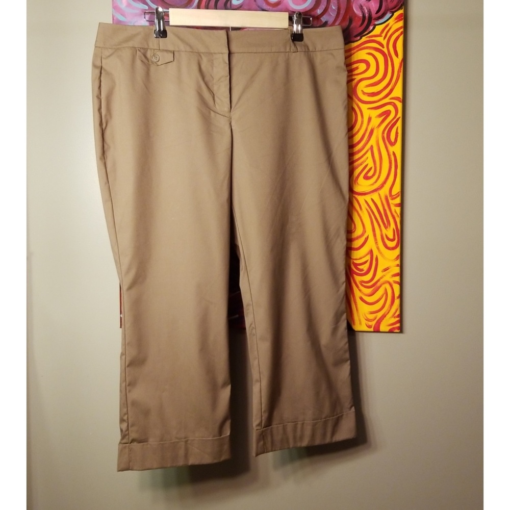 New York & Company Cropped Pants | Khaki